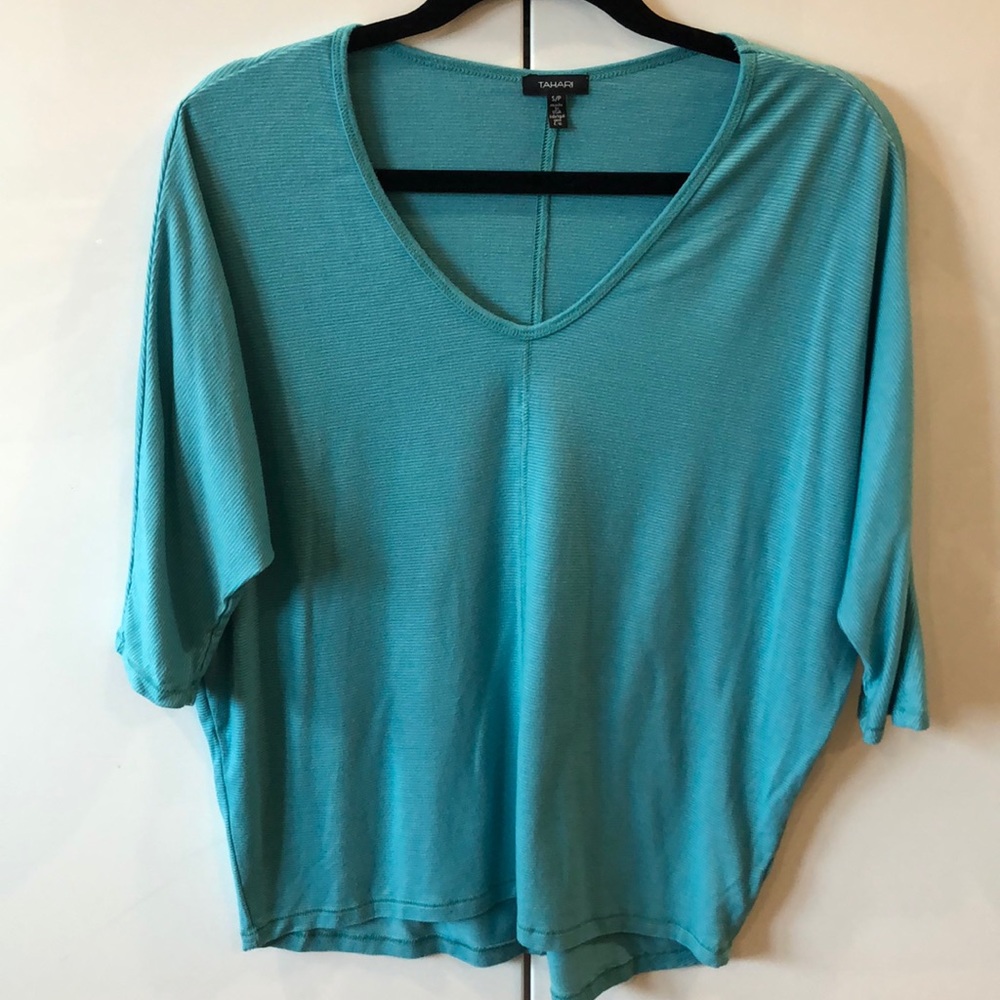 Tahari Dolman 3/4 Length Sleeve top